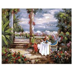 Картина по номерам на холсте 40*50 см Raduga "Вид с балкона" (GX-3610)