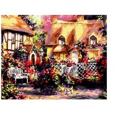 Картина по номерам 40х50 см, "Домики", VA-0209 Raduga