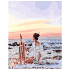 Картина по номерам Paintboy "Жизнь у моря 2", 40x50 см