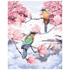 Картина по номерам Русская живопись "Райские птицы", 40x50 см