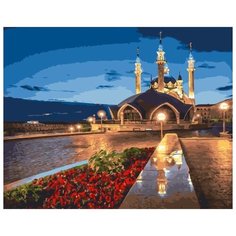 Картина по номерам Paintboy "Ночные огни мечети", 40x50 см