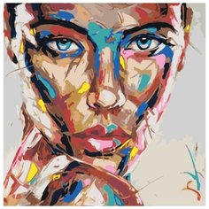 Картина по номерам Живопись по Номерам "Портрет в краске", 40x40 см
