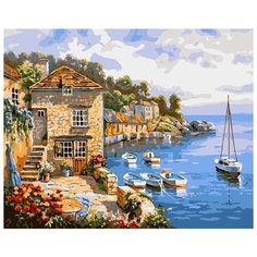 Картина по номерам Paintboy "Солнечная бухта 2", 30x40 см