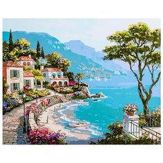 Картина по номерам Paintboy "Лазурный берег", 30x40 см