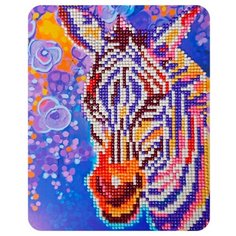 Алмазная мозаика "Фиолетовая зебра", 17x21 см Color KIT