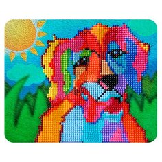 Алмазная мозаика "Солнечный пес", 17x21 см Color KIT