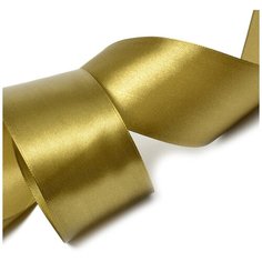 Лента атласная 2 (50мм) цв.3151 хаки IDEAL уп.27,4 м