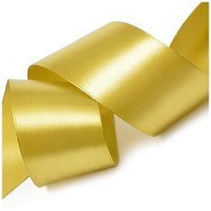 Лента атласная 2 (50мм) цв.3141 оливковый IDEAL уп.27,4 м