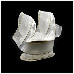 QC-04.1 цв.1 Ленты декоративные TBY.ЛДК.QC-04.1 шир.40 мм цв.1 уп.9,14 м Ideal