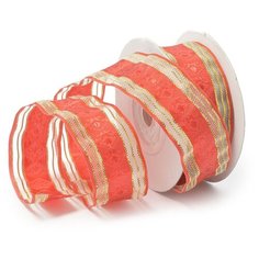 Ленты декоративные TBY.ЛМ.YC-02.5 шир.2,5см цв.1026 уп.9,14 м Ideal