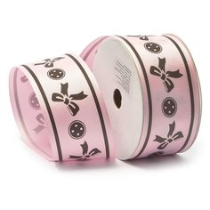 CK-14.1 цв.4 Лента репсовая с рисунком TBY.ЛДР.CK-14.1 шир.4см цв.4 уп.9,14 м Ideal