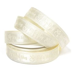 Лента декоративная TBY.R-02 шир.25 мм цв.01 молочный уп.18,28 м Ideal