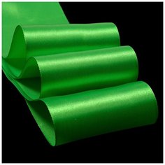 Лента атласная 3 (75мм) цв.3042 зеленый IDEAL уп.27,4 м