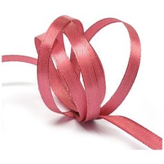 Лента атласная 1/4 (6мм) цв.4174 красно-розовый IDEAL уп.27,4 м