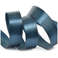 Лента атласная 1 (25мм) цв.3168 т.синий IDEAL уп.27,4 м