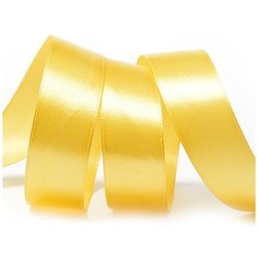 Лента атласная 1 (25мм) цв.3021 св.горчичный IDEAL уп.27,4 м