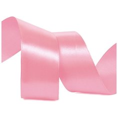 Лента атласная 1 1/2 (38мм) цв.3076 розовый IDEAL уп.27,4 м