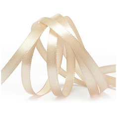 Лента атласная 1/4 (6мм) цв.3124 св.бежевый IDEAL уп.27,4 м