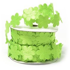 Ленты декоративные TBY.ЛДФ.XL-16.6 шир.25 мм цв.16 салатовый уп.9,14 м Ideal