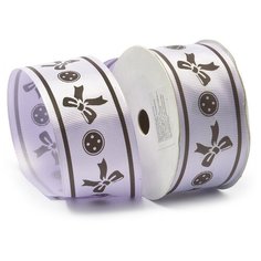 CK-14.4 цв.141 Лента репсовая с рисунком TBY.ЛДР.CK-14.4 шир.4см цв.141 уп.9,14 м Ideal