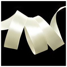 Лента атласная 3/4 (20мм) цв.3004 св.кремовый IDEAL уп.27,4 м