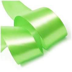 Лента атласная 2 (50мм) цв.3034 гр.салатовый IDEAL уп.27,4 м