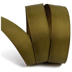 Лента Ideal репсовая в рубчик шир.25мм цв. 569 (159) хаки уп.27,42м