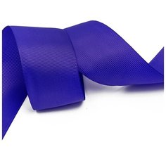 Лента Ideal репсовая в рубчик шир.38мм цв. 470 холод.фиолетовый уп.27,42м