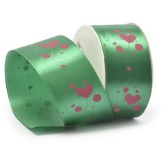 ZX-11.3 цв.73 Лента атласная с рисунком TBY.ЛАР.ZX-11.3 шир.4см цв.73 уп.9,14 м Ideal