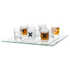 SagaForm Набор рюмок для игры "Крестики-Нолики" Club