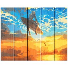 Картина по номерам по дереву Flamingo «А. Чебоха. Beautiful world», 40x50 см