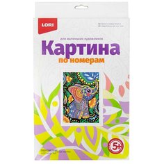 Картина по номерам для малышей "Слоник" Lori