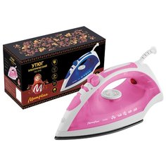 УТЮГ "МАТРЁНА" МА-048 2300 ВТ ПОДОШВА СТАЛЬ (1/10) РОЗОВЫЙ