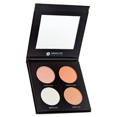 Absolute New York Палетка хайлайтеров Glow in the City Big Apple Cheeks
