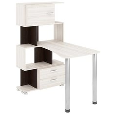 Компьютерный стол Мэрдэс Домино СЛ-5-4СТ-2+БД+БЯ, ШхГ: 75х118.2 см, цвет: карамель/венге/карамель Merdes