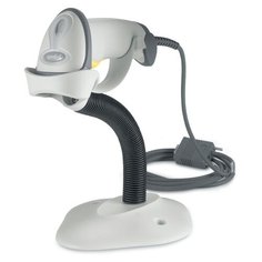 Сканер штрих-кода ручной ZEBRA LS2208 белый Зебра