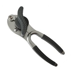 Нож консервный: никель,вставки ABS пластик серого цвета