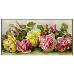 Алмазная мозаика «Винтажные розы», 39 цветов Milato