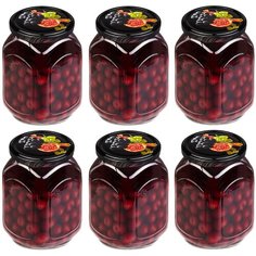 Набор 6 банок с крышками 720 мл Elan Gallery