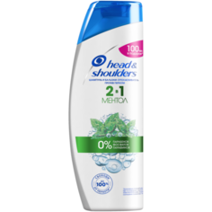 Head & Shoulders шампунь и бальзам-ополаскиватель против перхоти 2в1 Ментол, 600 мл