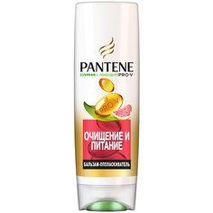 Pantene бальзам-ополаскиватель Слияние с природой Очищение и питание для жирных, смешанных волос, 360 мл