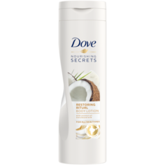 Лосьон для тела Dove Nourishing Secret восстанавливающий с кокосовым маслом и миндальным молочком, 250 мл