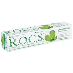Зубная паста R.O.C.S. Энергия утра, двойная мята, 74 г
