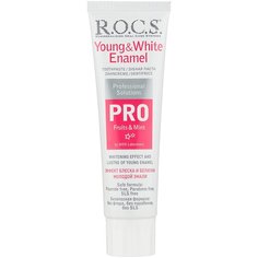 Зубная паста R.O.C.S. Pro Young & White Enamel, фрукты и мята, 135 г