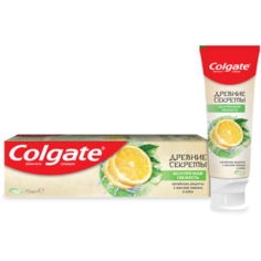 Зубная паста Colgate Древние Секреты Безупречная Свежесть Лимон и Алоэ с натуральными экстрактами, 75 мл