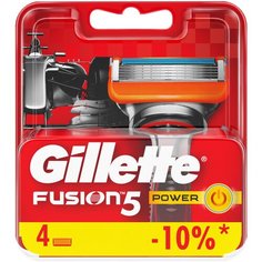 Сменные кассеты Gillette Fusion5 Power, 4 шт.