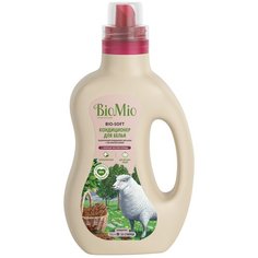BioMio Кондиционер для белья BIO-SOFT с эфирным маслом корицы и экстрактом хлопка, 1 л