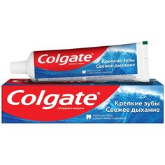 Зубная паста Colgate Крепкие Зубы Свежее Дыхание освежающая, 100 мл