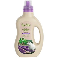 BioMio Кондиционер для белья BIO-SOFT с эфирным маслом лаванды и экстрактом хлопка, 1 л