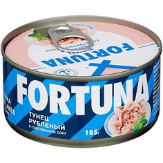 Fortuna Тунец рубленый в собственном соку, 185 г Фортуна